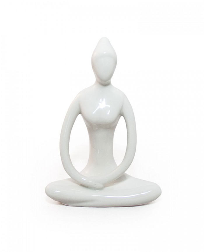 Estátua Porcelana Yoga 002
