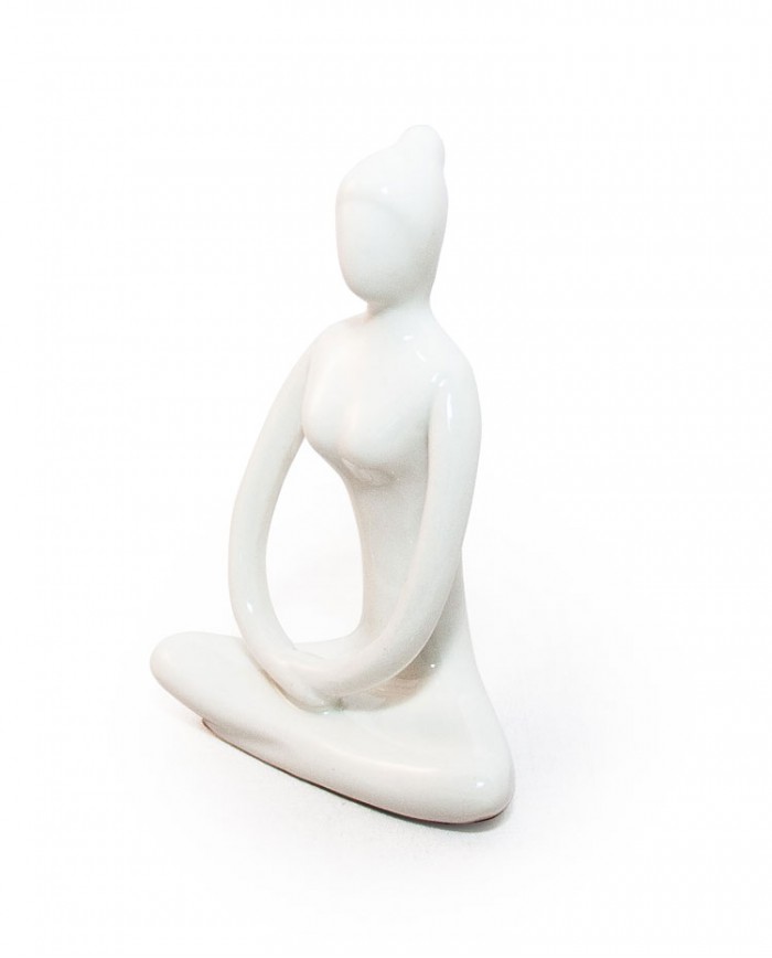 Estátua Porcelana Yoga 002